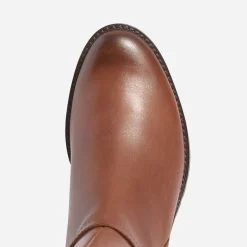 Caprice Bottes^Botte bi matière à double bride COGNAC