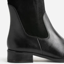Caprice Bottes^Botte e bi matière NOIR