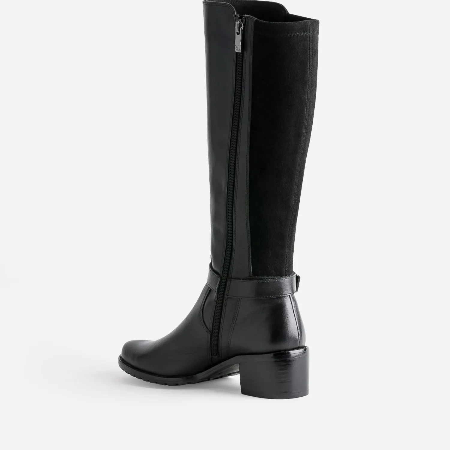 Caprice Bottes^Botte e cuir bi matière NOIR
