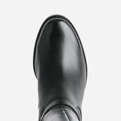 Caprice Bottes^Botte e cuir bi matière NOIR