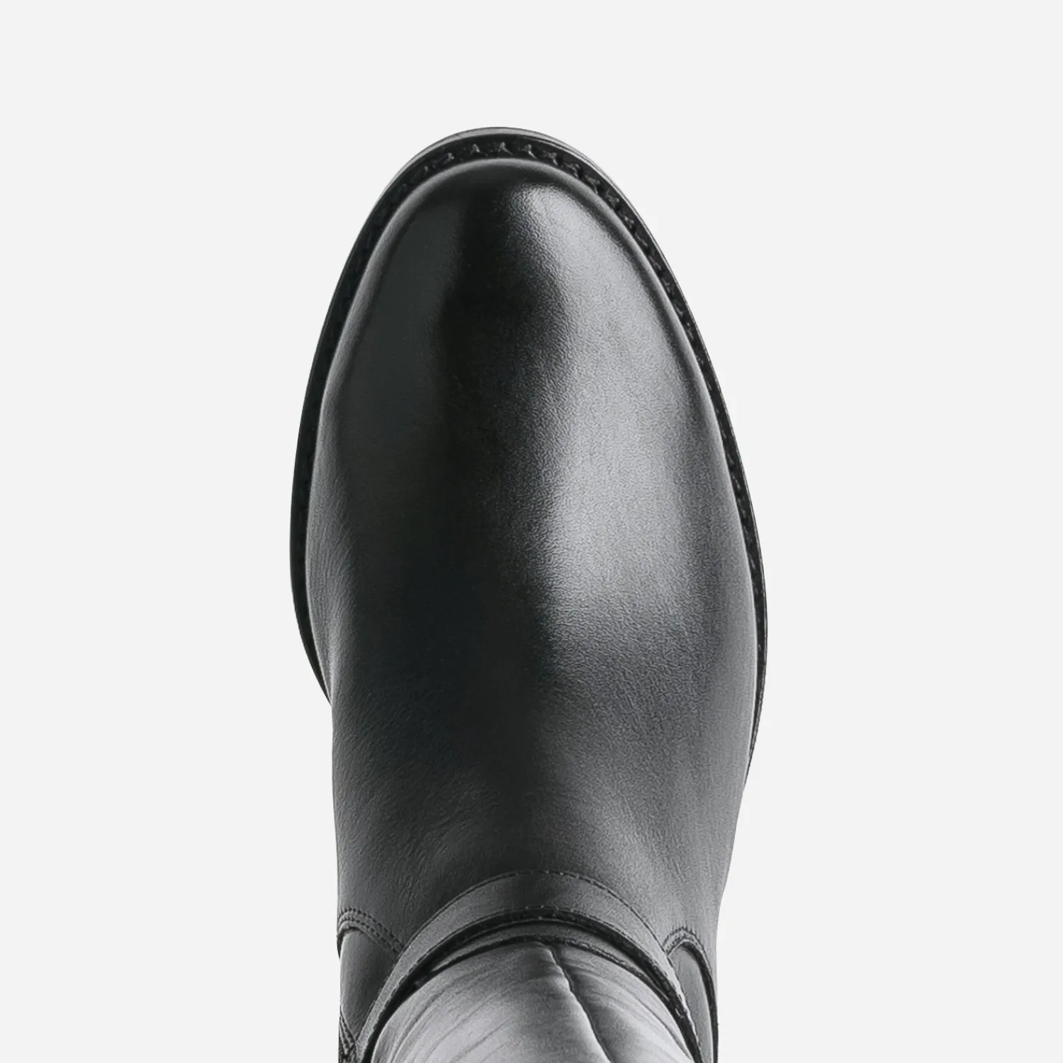 Caprice Bottes^Botte e cuir bi matière NOIR