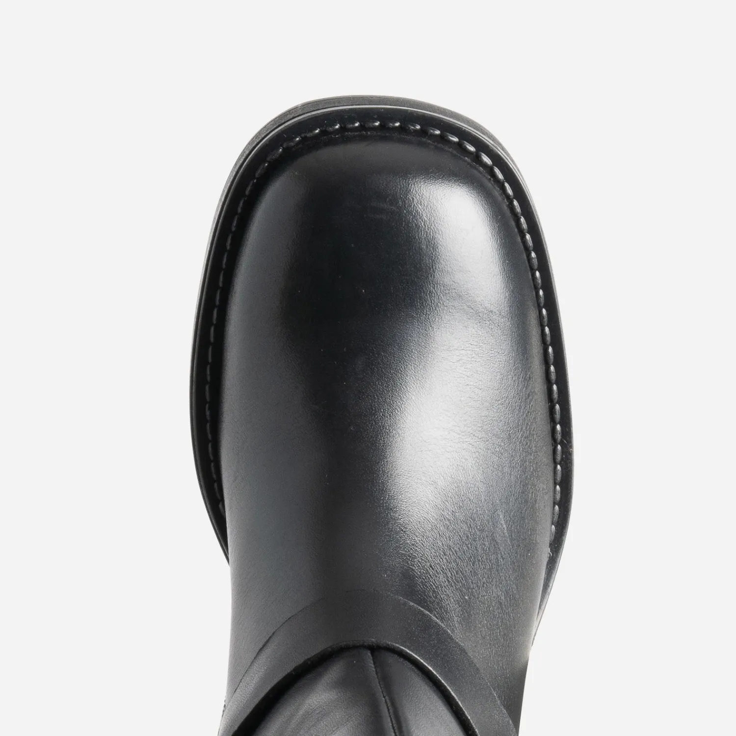 Texto Bottes^Botte motard e en cuir NOIR
