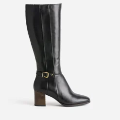 Eram Bottes^Botte e éco-conçue en cuir NOIR