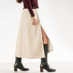 Eram Bottes^Botte e éco-conçue en cuir NOIR