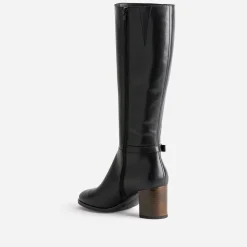 Eram Bottes^Botte e éco-conçue en cuir NOIR