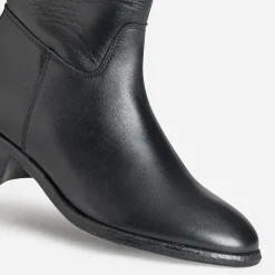Eram Bottes^Botte e cuir NOIR