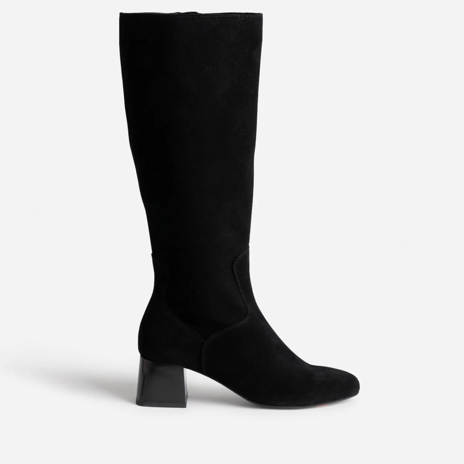 Eram Bottes^Botte e cuir velours souple NOIR