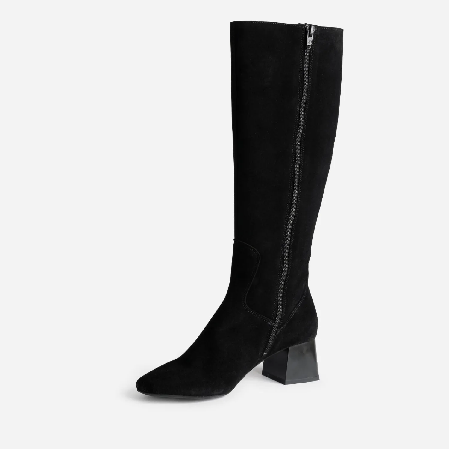 Eram Bottes^Botte e cuir velours souple NOIR