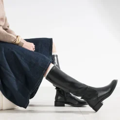 Eram Bottes^Botte e forme cavalière NOIR