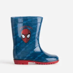 703 Chaussures Montantes^Botte Spiderman bleue et rouge NOIR