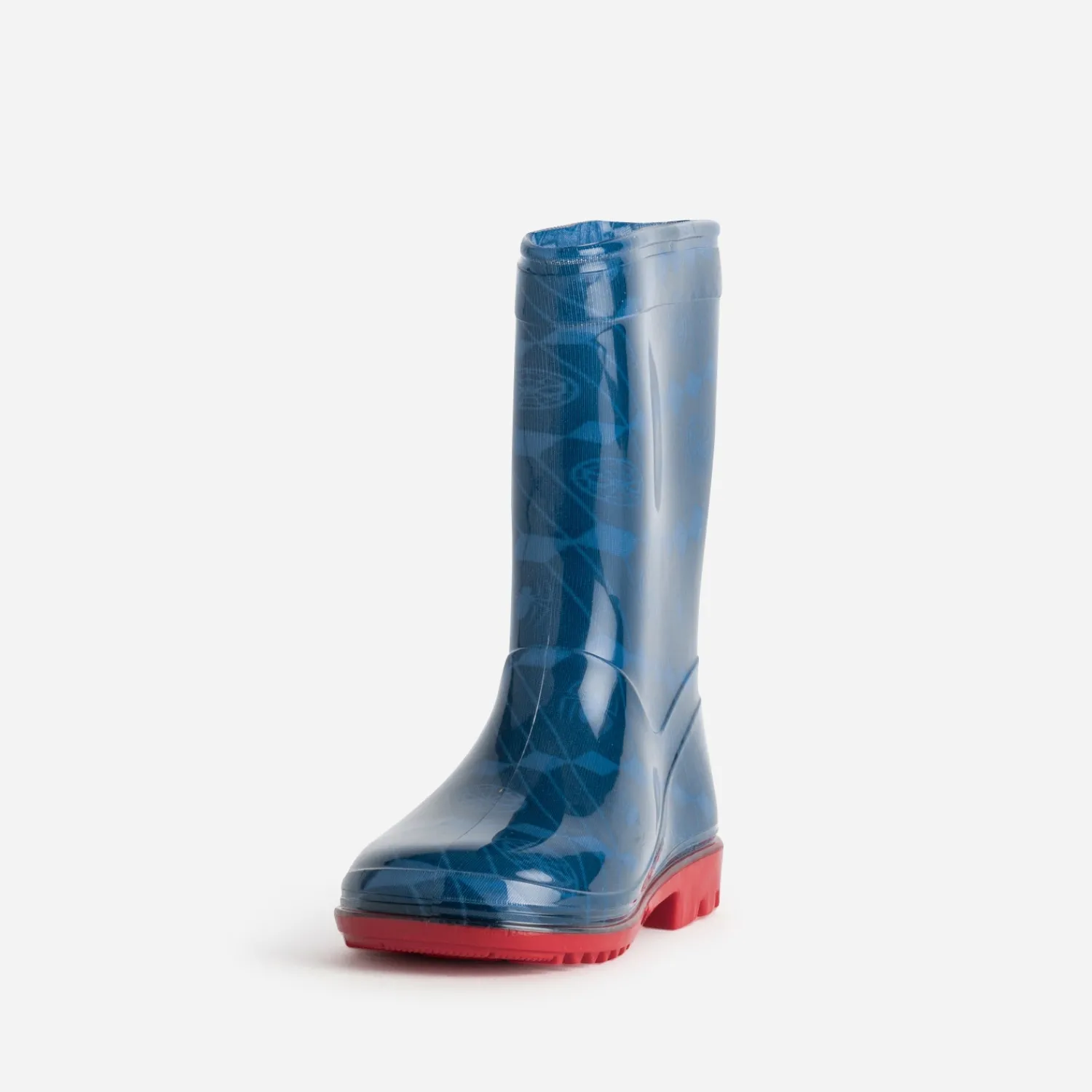 703 Chaussures Montantes^Botte Spiderman bleue et rouge NOIR