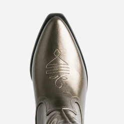 Texto Bottes^Botte bronze esprit santiag METALISE