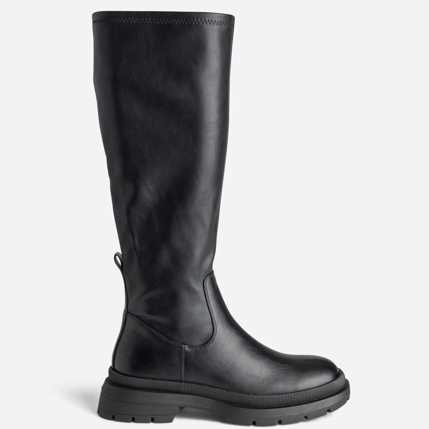 Texto Bottes^Botte e à semelle crantée NOIR