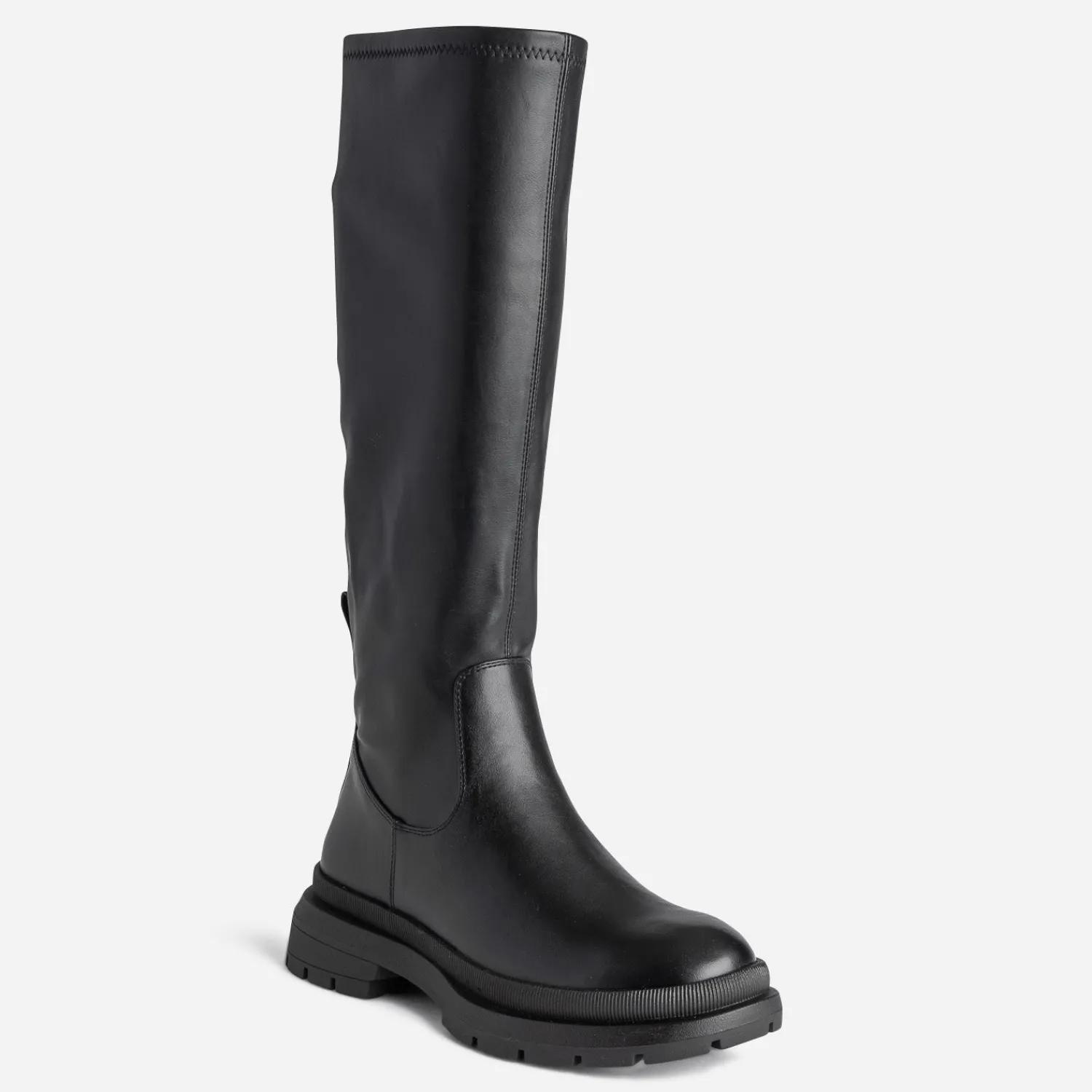 Texto Bottes^Botte e à semelle crantée NOIR