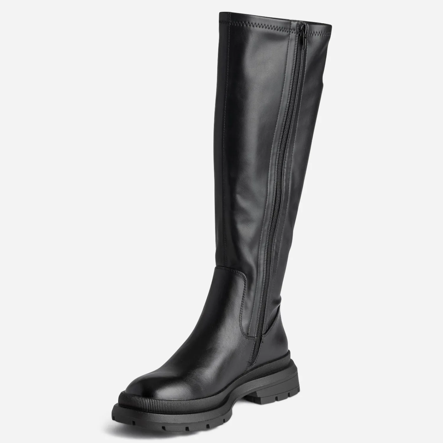Texto Bottes^Botte e à semelle crantée NOIR