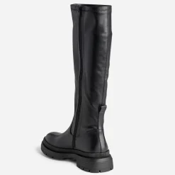 Texto Bottes^Botte e à semelle crantée NOIR