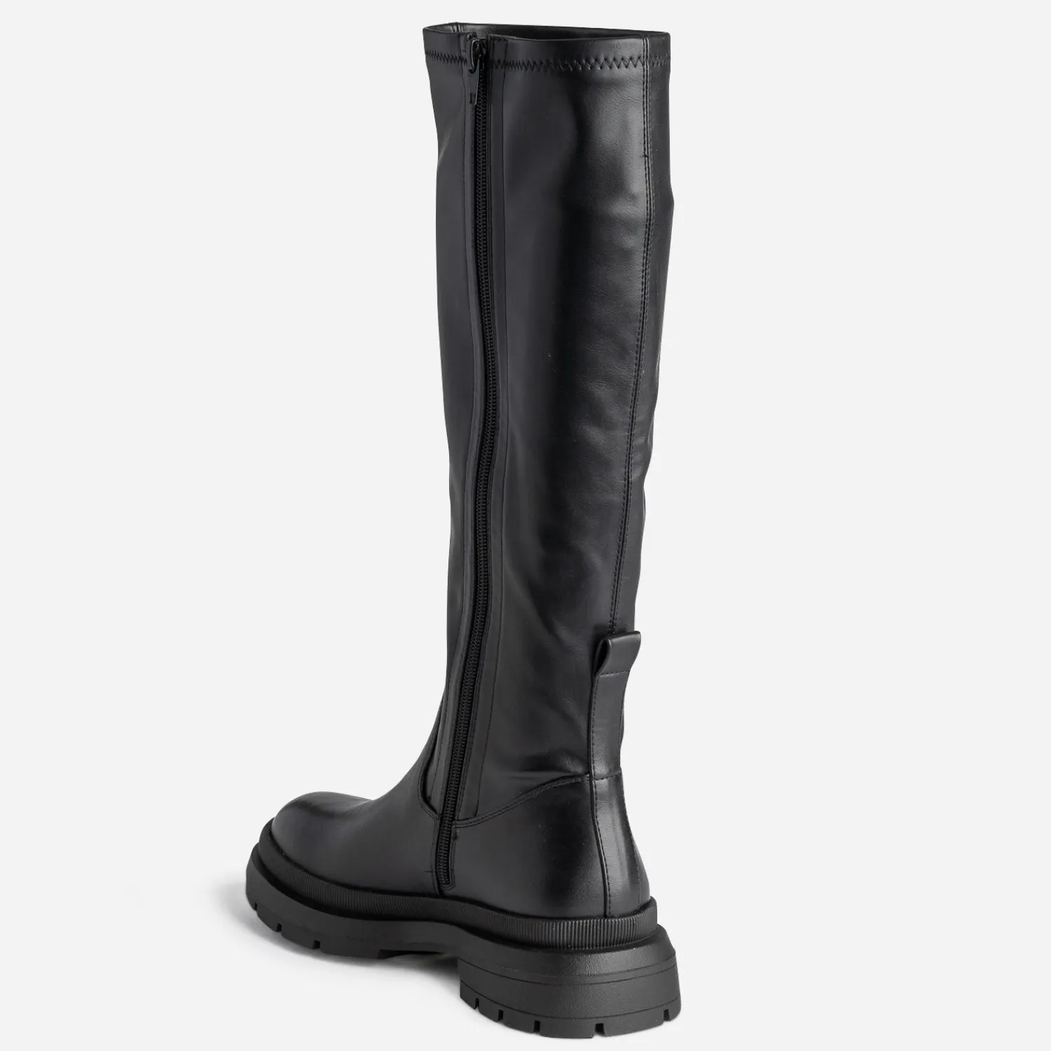 Texto Bottes^Botte e à semelle crantée NOIR