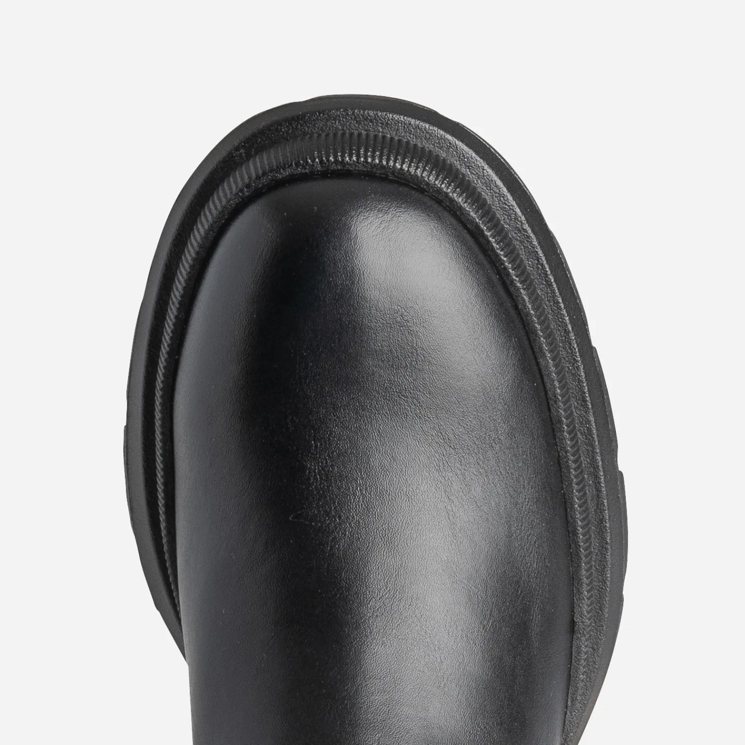 Texto Bottes^Botte e à semelle crantée NOIR
