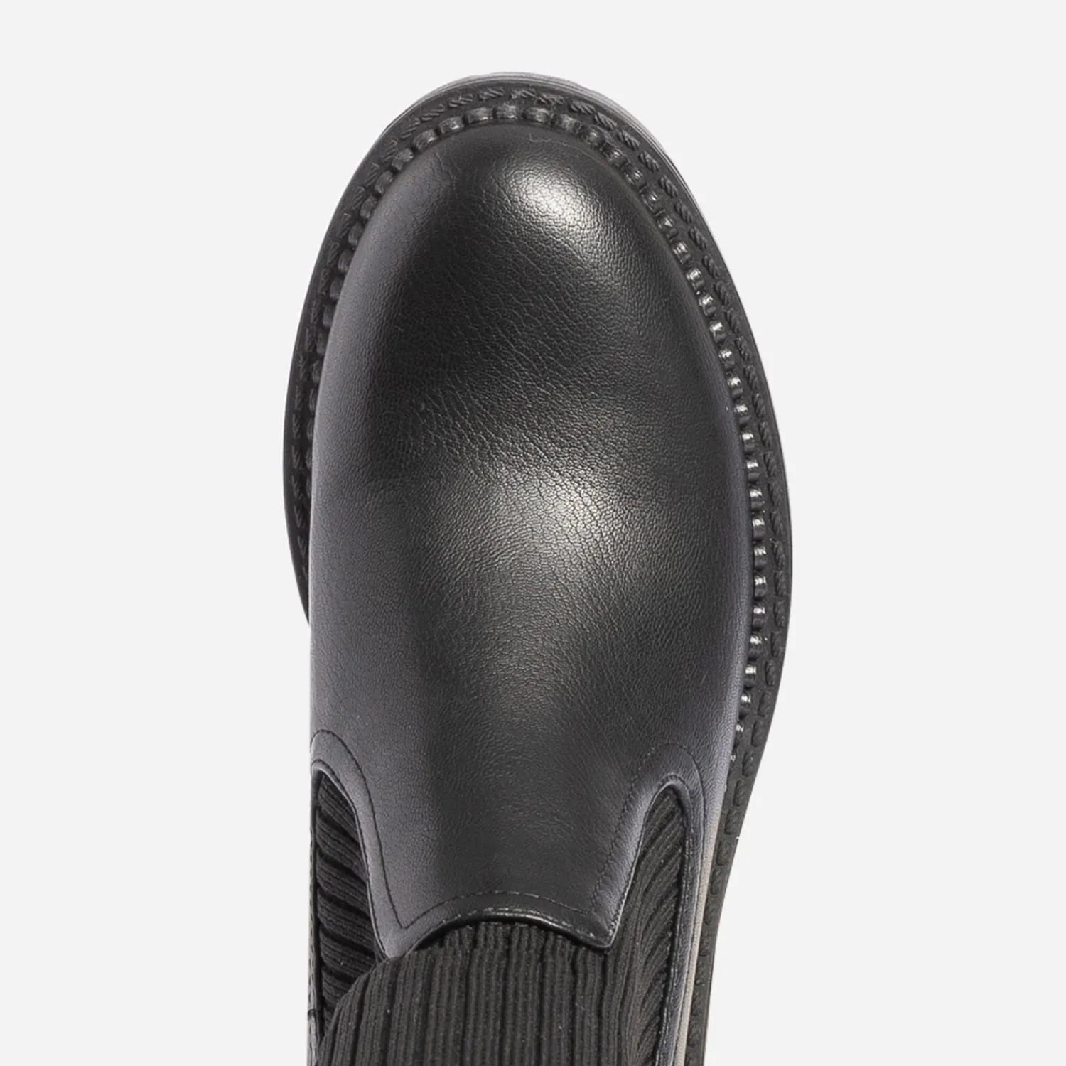 Texto Bottes^Botte-chaussette e NOIR