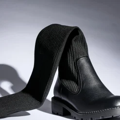 Texto Bottes^Botte-chaussette e NOIR