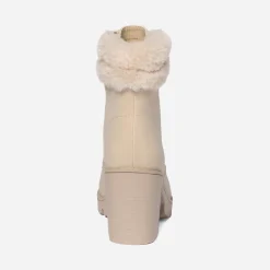 Eram Boots^Bottine à talon TEXTO esprit montagne BEIGE