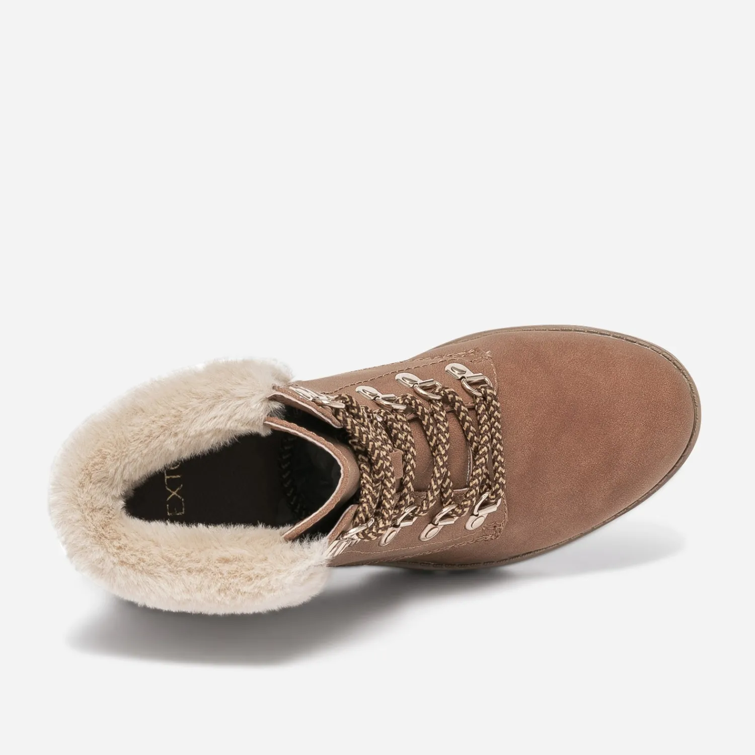 Eram Boots^Bottine à talon TEXTO esprit montagne CAMEL