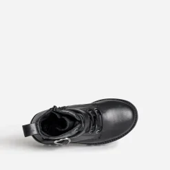 Buggy Boots^Bottine e boucle-coeur NOIR
