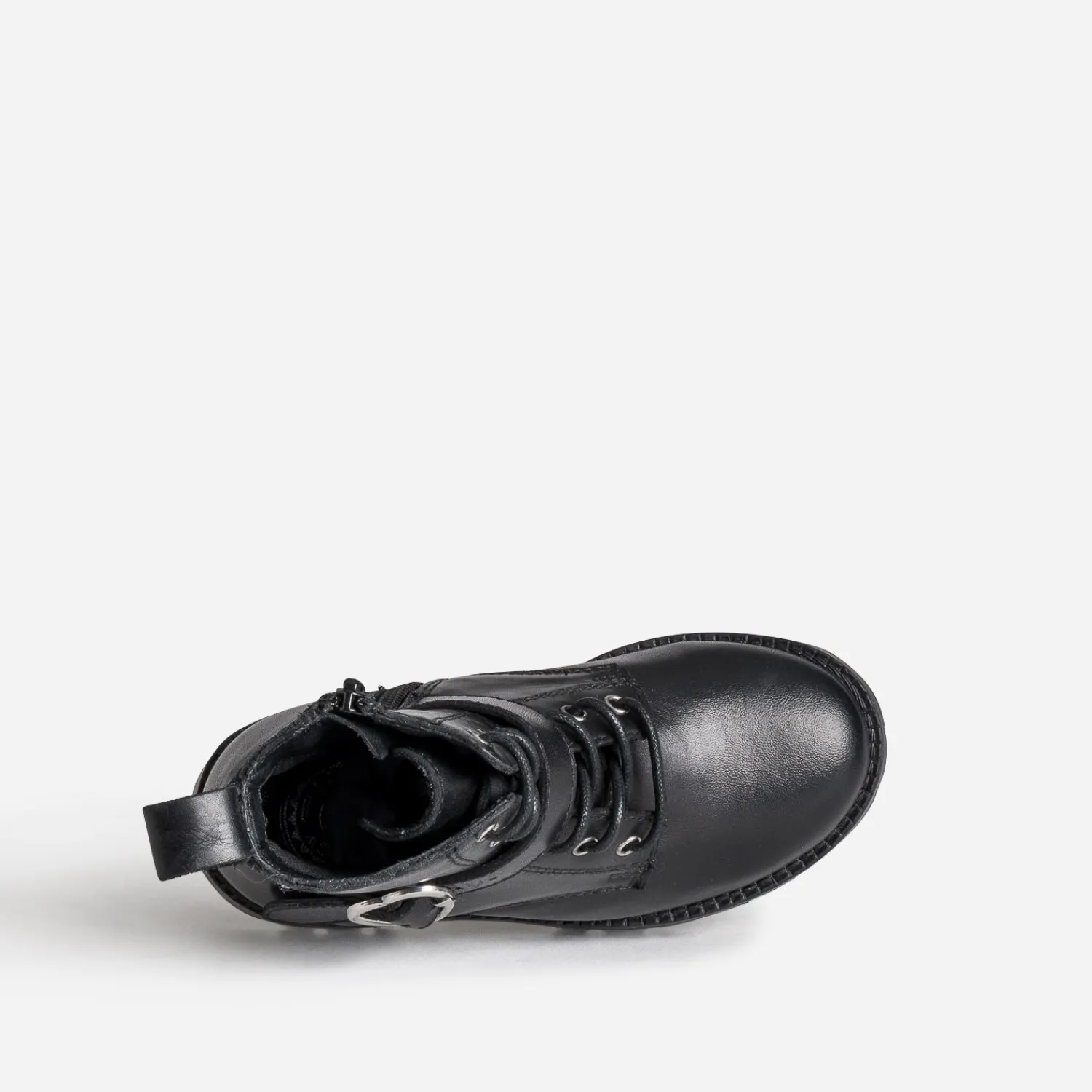 Buggy Boots^Bottine e boucle-coeur NOIR