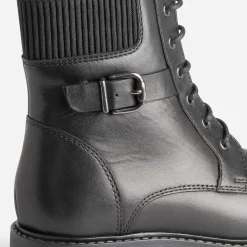 Buggy Boots^Bottine e éco-conçue décor boucle NOIR
