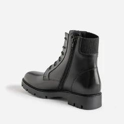 Buggy Boots^Bottine e éco-conçue cuir décor boucle NOIR