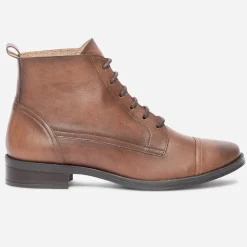 Eram Flex Boots^Bottine en cuir éco-conçu COGNAC