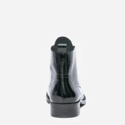 Eram Flex Boots^Bottine e en cuir verni NOIR
