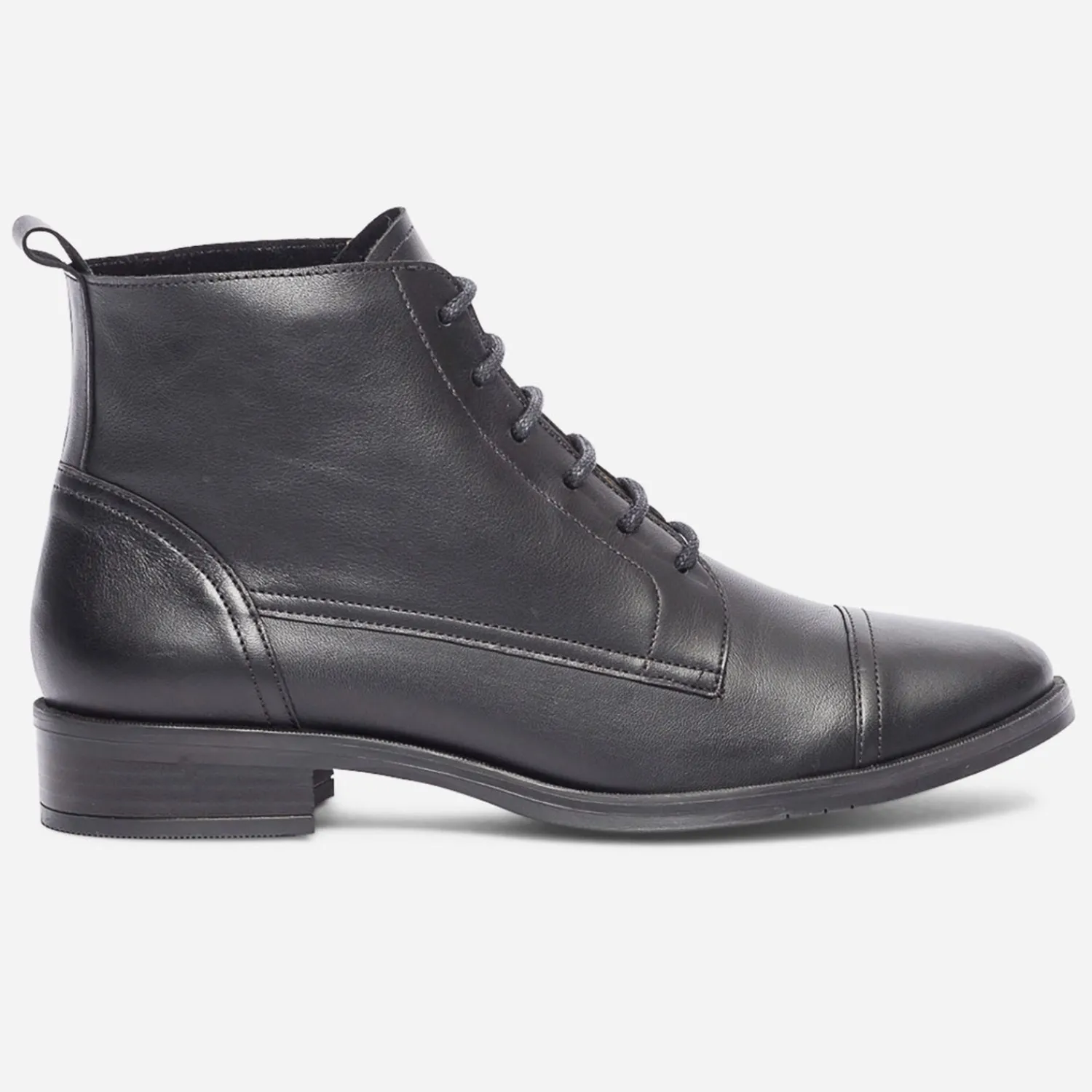 Eram Flex Boots^Bottine e en cuir éco-conçu NOIR