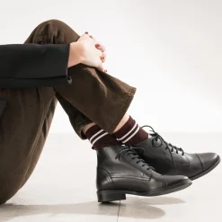 Eram Flex Boots^Bottine e en cuir éco-conçu NOIR