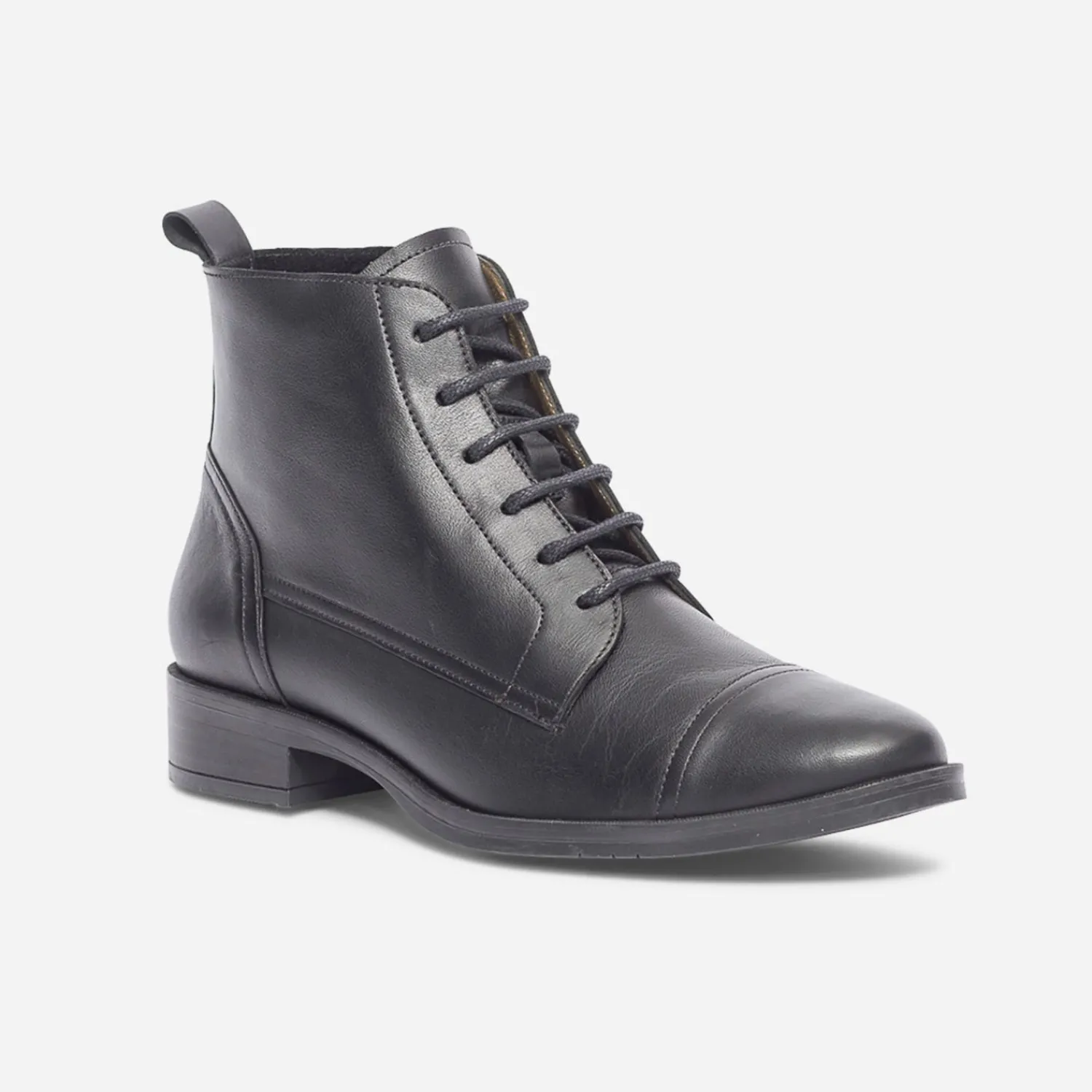 Eram Flex Boots^Bottine e en cuir éco-conçu NOIR