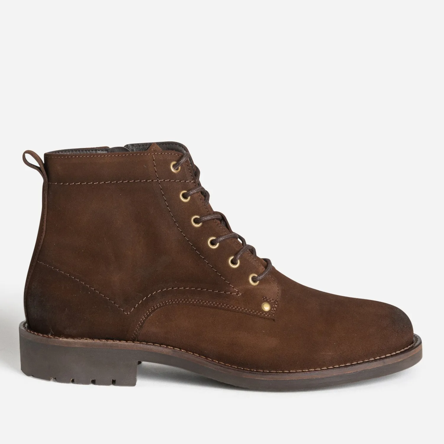 Eram Boots^Bottine cuir velours MARRON