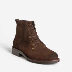 Eram Boots^Bottine cuir velours MARRON