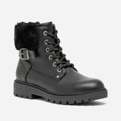 Eram Boots^Bottine e fourrée NOIR