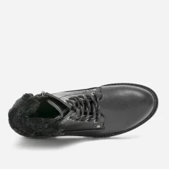 Eram Boots^Bottine e fourrée NOIR