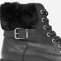 Eram Boots^Bottine e fourrée NOIR