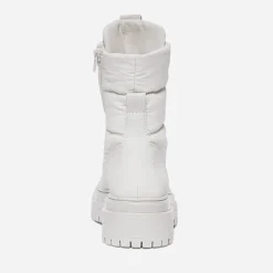 Texto Boots^Bottine beige bi matière ECRU
