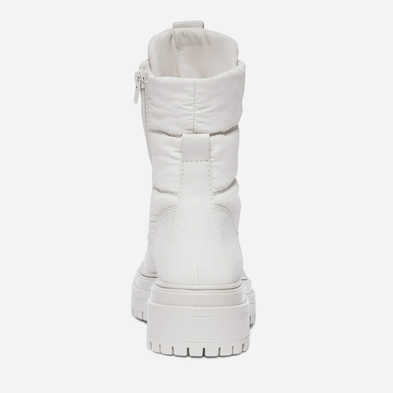 Texto Boots^Bottine beige bi matière ECRU