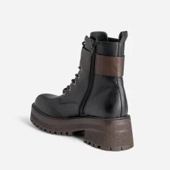 Texto Boots^Bottine e et marron NOIR