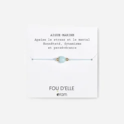 Eram Autres Accessoires^Bracelet pierre aigue-marine BLEU