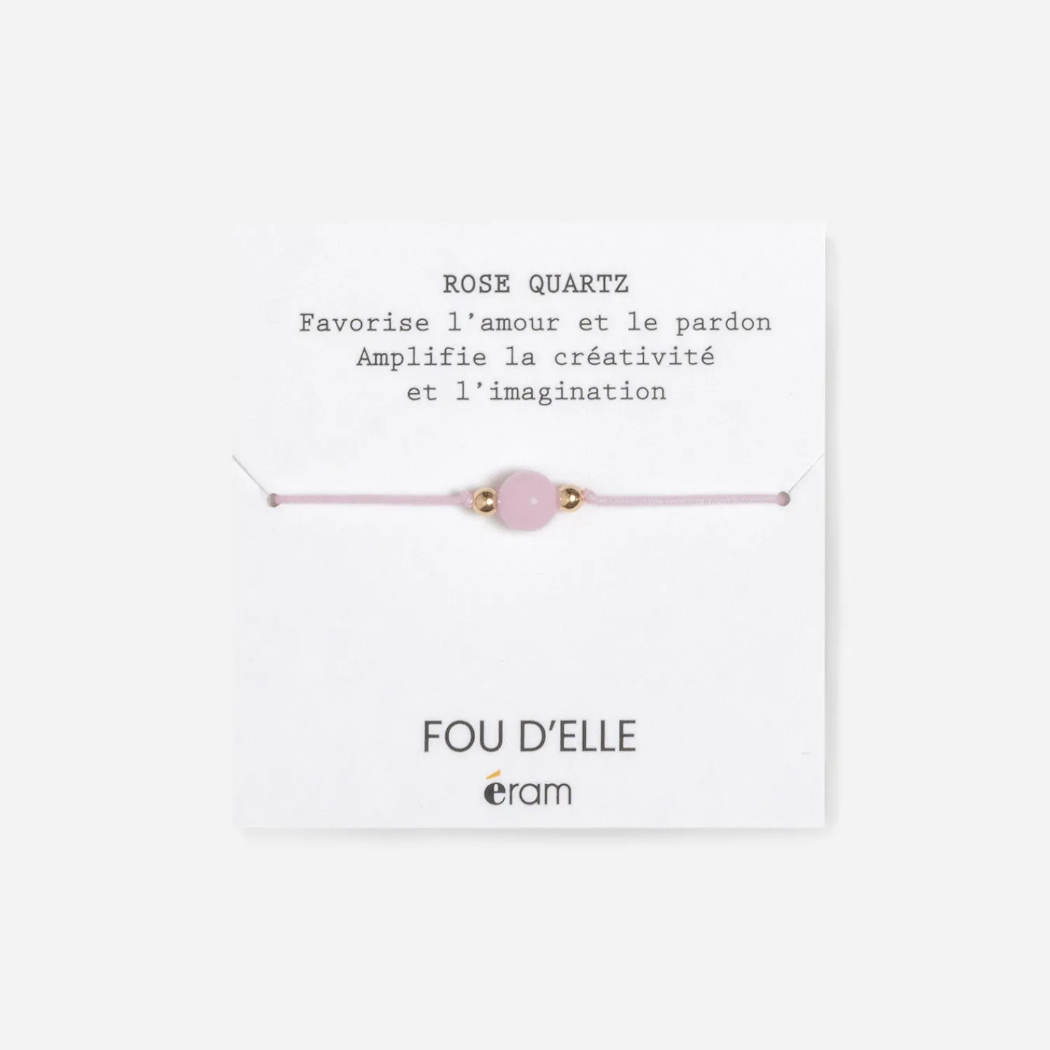 Eram Autres Accessoires^Bracelet pierre quartz ROSE