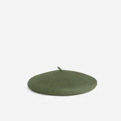Eram Chapeaux, Bonnets & Casquettes^Béret kaki en laine VERT