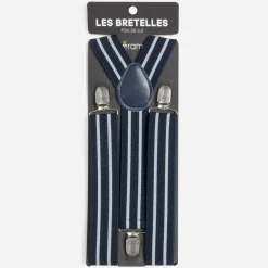 Eram Accessoires^Bretelles élastiquées rayées blanc MARINE