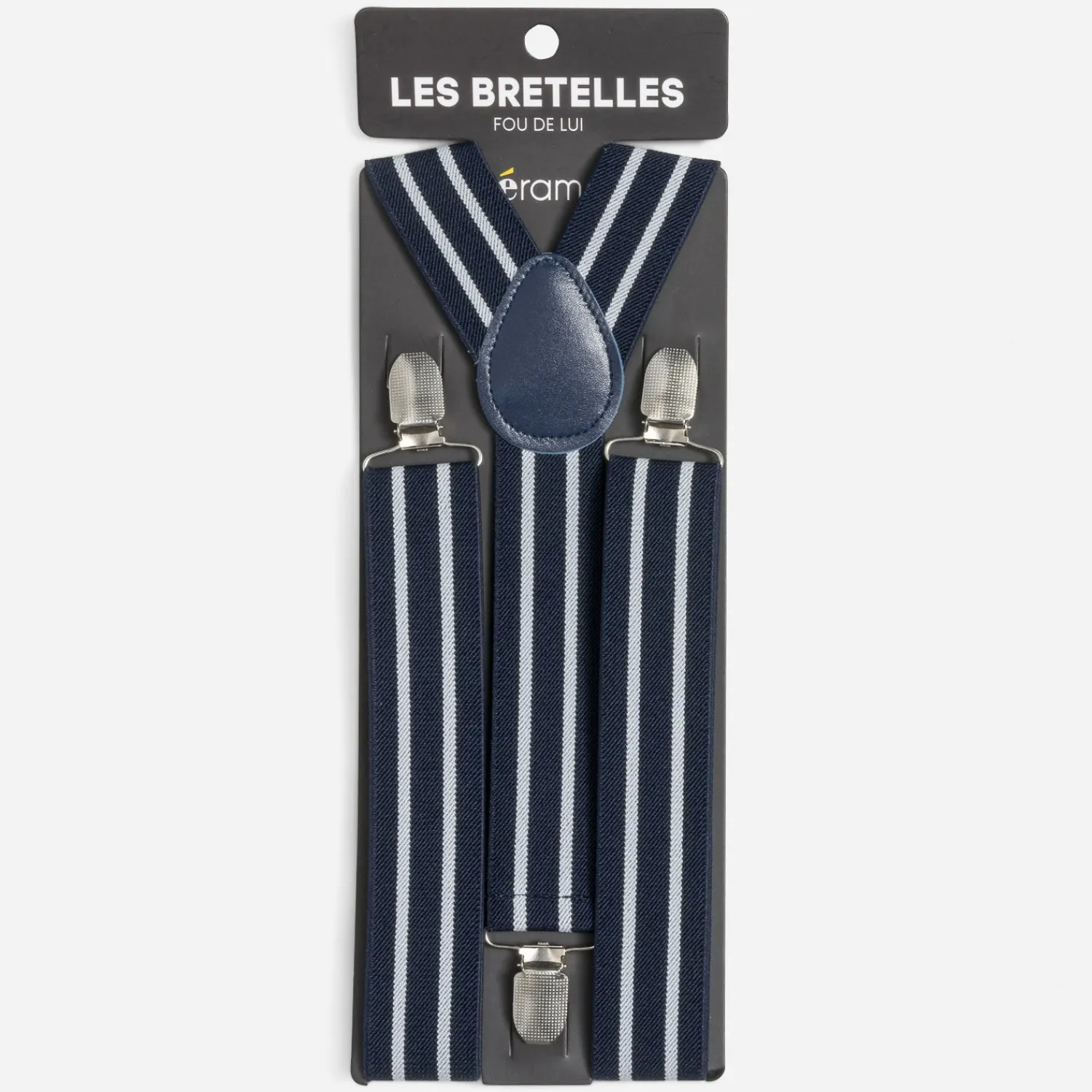 Eram Accessoires^Bretelles élastiquées rayées blanc MARINE