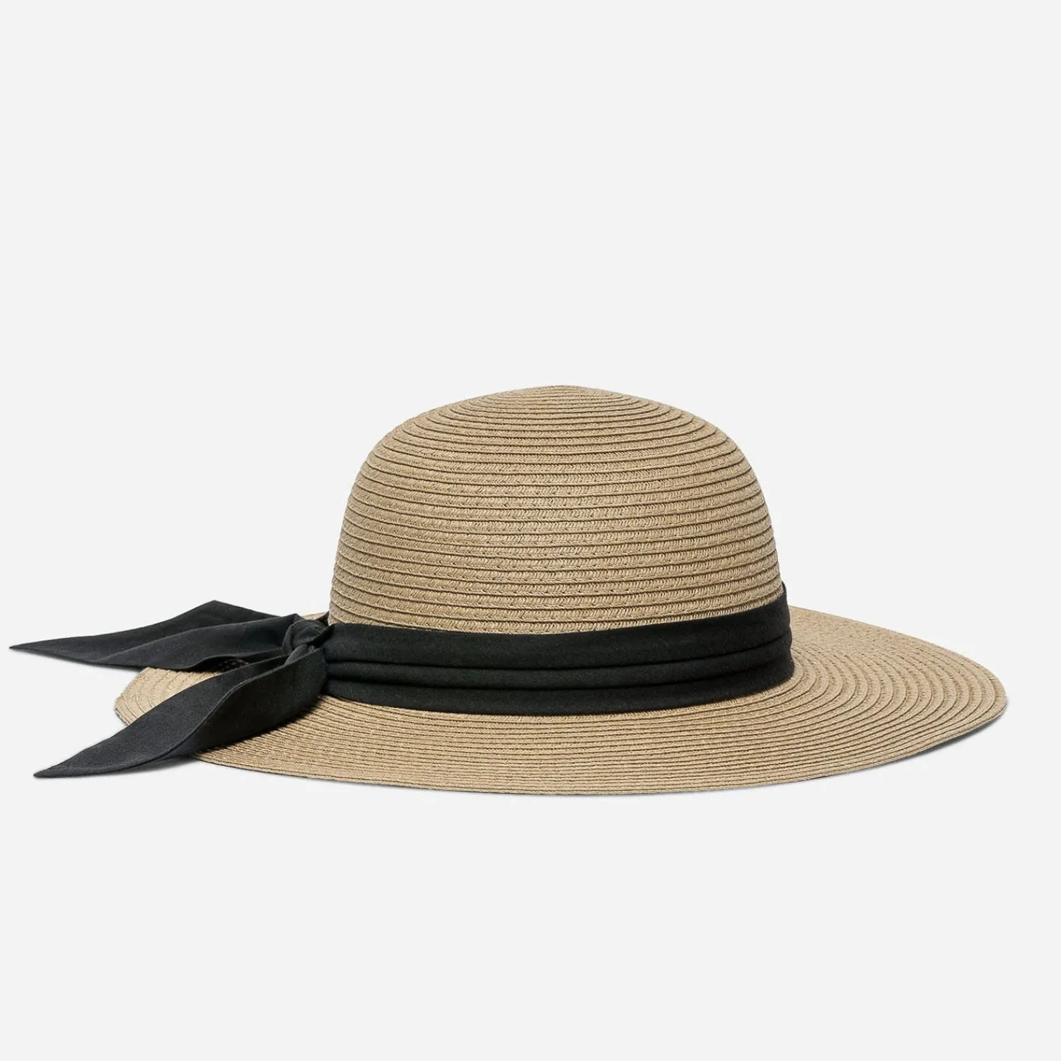 Eram Chapeaux, Bonnets & Casquettes^Capeline foncé avec nœud noir BEIGE