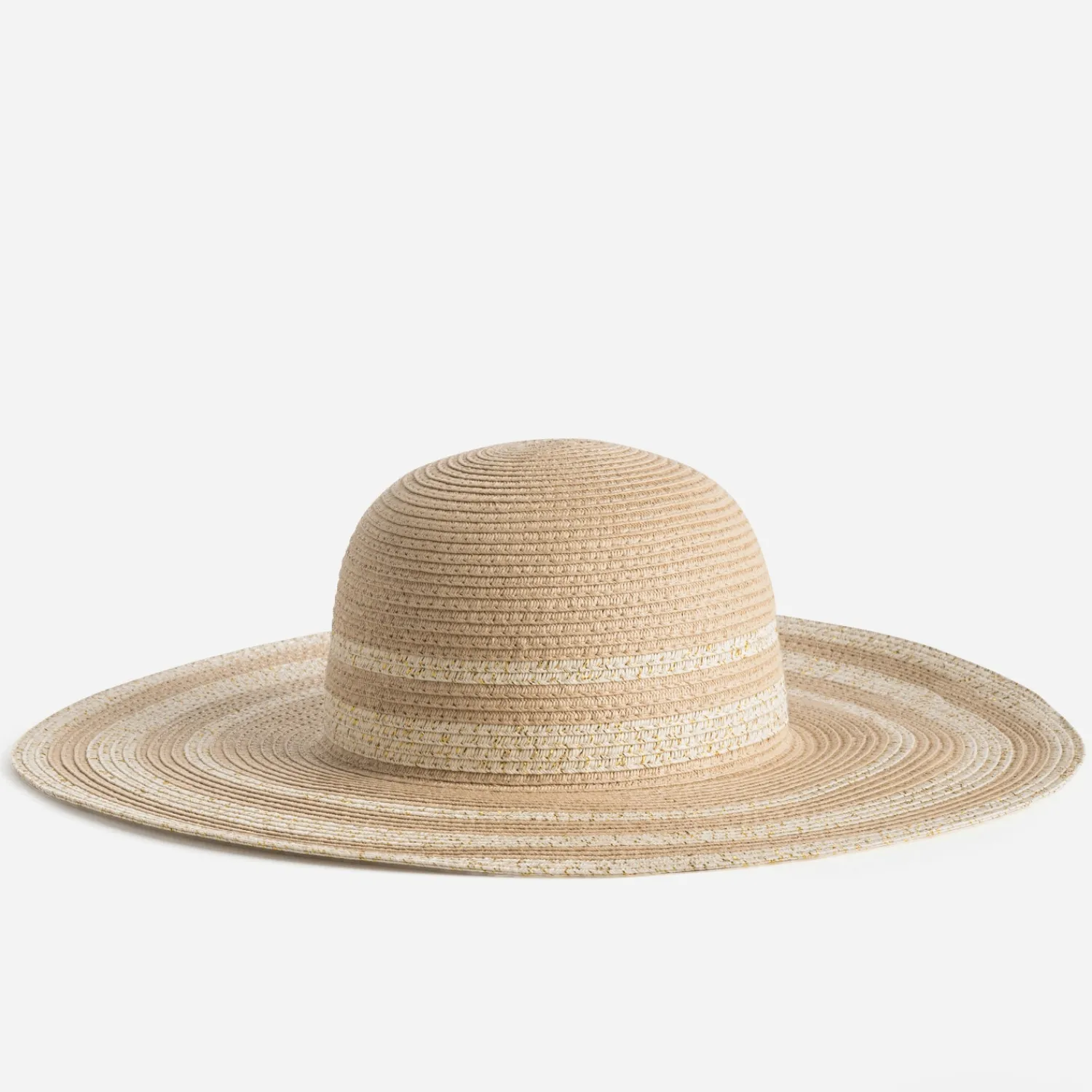 Eram Chapeaux, Bonnets & Casquettes^Capeline camel et fils dorés BEIGE